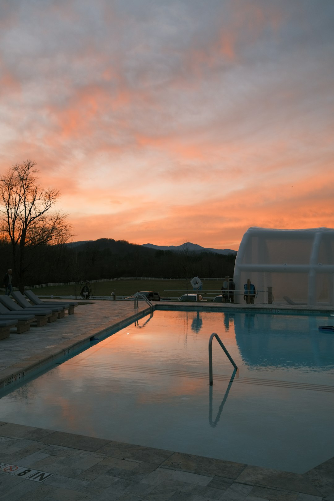 Infinity Pool with Mountain Views